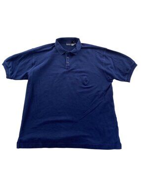 Patagonia Mens Polo Shirt Size XL Navy Short Sleeve Golf Performance Top Casual